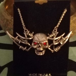 Real Metal Jewelry Brand necklace ☠️🖤